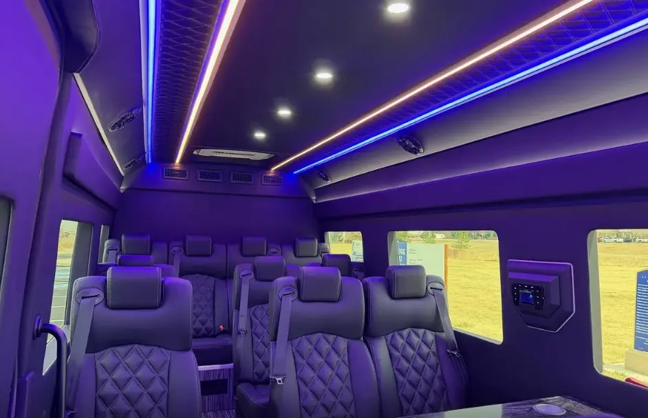 13-Passenger Executive Sprinter – Ambient LED lighting