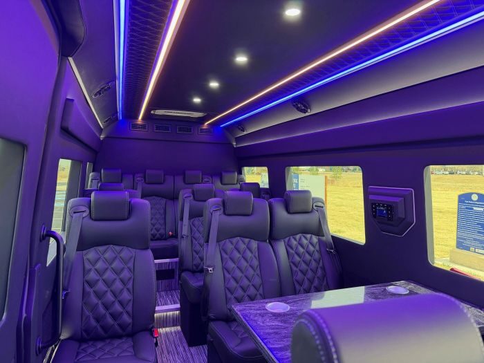 Executive Sprinter seating – Mead limo service