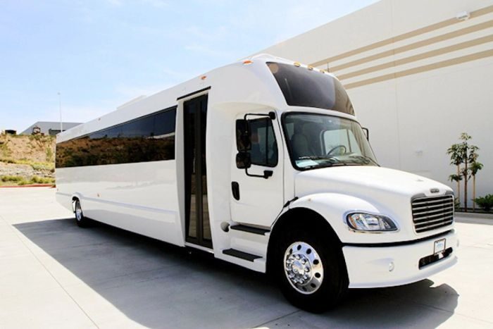White limo bus – Mead limo service